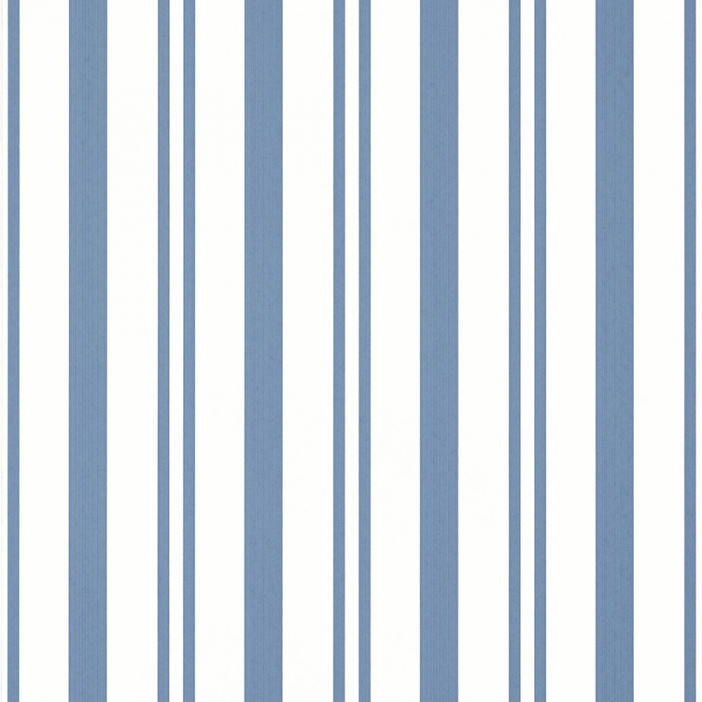 Thibaut Maggie Stripe Wallpaper in Blue